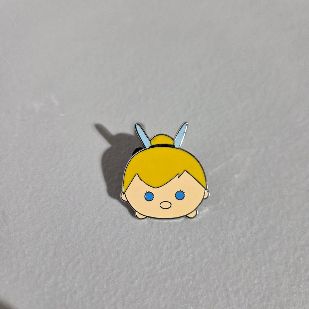 Disney Pin Trading Tsum Tsum Tinker Bell OS Yellow Blue Enamel Fairy 2018